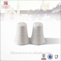 Coctelera de sal de las especias de la porcelana, coctelera de la sal y de la pimienta de cerámica / botella de la sal y de la pimienta